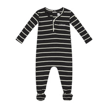 Load image into Gallery viewer, Crew Waffle Romper - Black