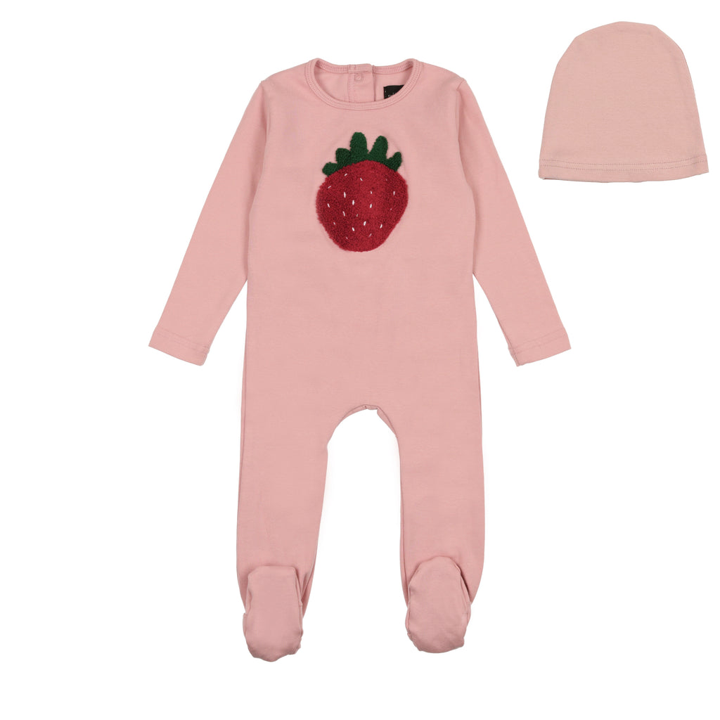 Cuddle & Coo Strawberry Stretchie - Pink