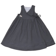 Load image into Gallery viewer, Calla Lili Girls Wrap Dress - Grey