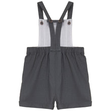 Load image into Gallery viewer, Calla Lili Boys Short Overalls - Grey