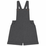 Calla Lili Boys Short Overalls - Grey