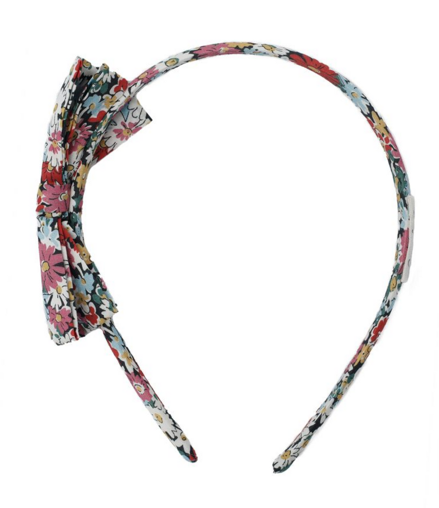 Le Enfant Thin Floral Bow Headband