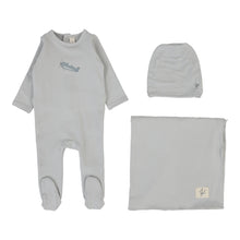 Load image into Gallery viewer, Lilette Graphic Layette Set - Pale Blue