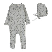 Load image into Gallery viewer, Lilette Bud Footie And Hat - Light Blue