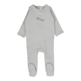Lilette Graphic Footie - Pale Blue
