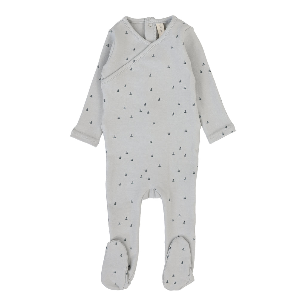 Lilette Sail Away Footie - Pale Blue