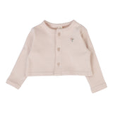 Lilette Embroidered Bud Cardigan - Soft Pink