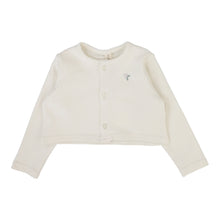 Load image into Gallery viewer, Lilette Embroidered Bud Cardigan - Cream/Pink