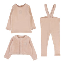 Load image into Gallery viewer, Lilette Velour Cardi Lounge Set - Dusty Pink