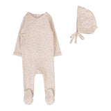 Lilette Bud Footie And Hat - Soft Pink