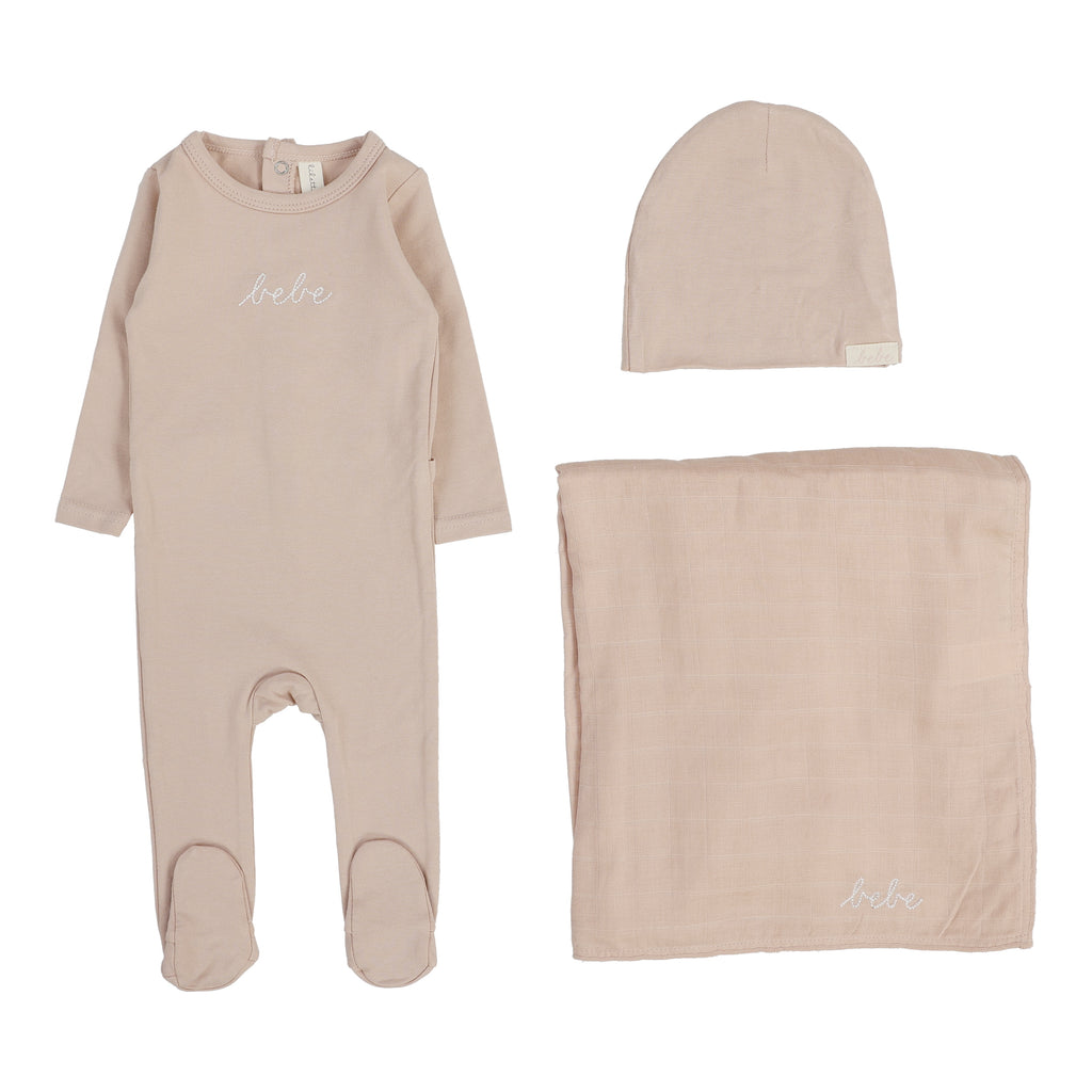 Lilette Take Me Home Bebe Layette Set - Dusty Pink