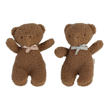 Load image into Gallery viewer, Lilette Bear With Bow - Brown/Dusty Pink