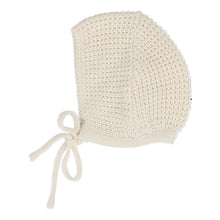 Load image into Gallery viewer, Lilette Chunky Knit Bonnet - Cream
