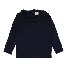 Load image into Gallery viewer, Lil legs Ruffle Tee - Navy