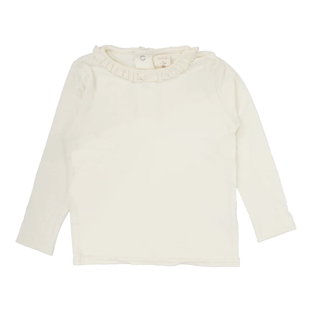 Lil legs Ruffle Tee - Cream