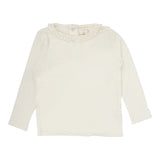 Lil legs Ruffle Tee - Cream