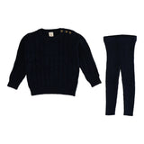 Lil Legs Boys Knit Set - Navy