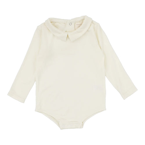 Lil legs Collar Onesie LS - Cream