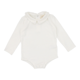 Lil Legs Collar Onesie - Off White