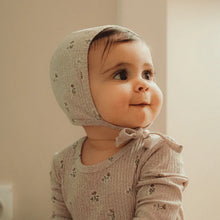 Load image into Gallery viewer, Lovely Littles - Printed Romper and Hat Set - Dahlia Pink