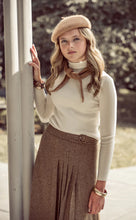 Load image into Gallery viewer, Coco Blanc Cream Ribbed Turtleneck
