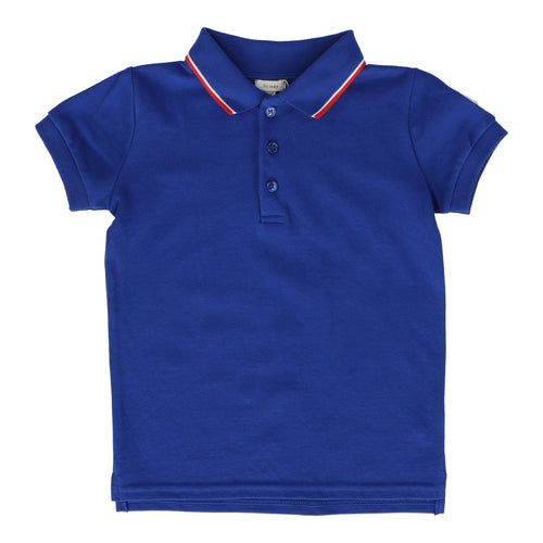 Lil Legs Boys Double Stripe Polo - Royal Blue