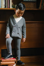 Load image into Gallery viewer, Lil Legs Double Breasted Knit Blazer - Mid Grey