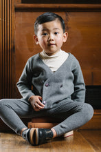 Load image into Gallery viewer, Lil Legs Double Breasted Knit Blazer - Mid Grey
