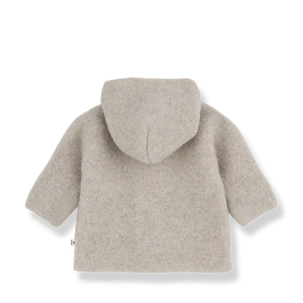 1+ in the Family Jannick Hooded Jacket - Beige