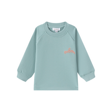 Load image into Gallery viewer, Oubon Embroidered Sweat Top - Teal