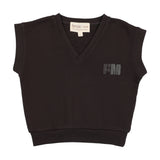 Farren & Me French Terry Vest - Washed Black