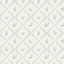 Load image into Gallery viewer, Little Threads Blue Lattice Muslin Blanket