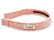 Load image into Gallery viewer, Le Enfant Raw Edged Headband Pink