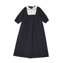 Load image into Gallery viewer, Lil Legs Bib Maxi - Navy (3/4 Sleeve)