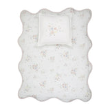 Peluche Floral Bamboo Filled Blanket + Pillow - Pink