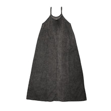 Load image into Gallery viewer, Lil Legs Denim Maxi Slip Dress - Black Wash