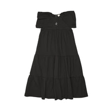 Load image into Gallery viewer, Lil Legs Puff Sleeve Maxi - Black (Short Sleeve)