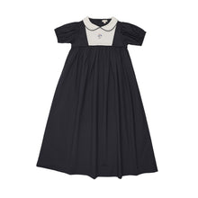 Load image into Gallery viewer, Lil Legs Bib Maxi - Navy (Short Sleeve)
