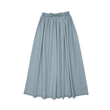 Load image into Gallery viewer, Lil Legs Denim Drawstring Maxi - Light Wash