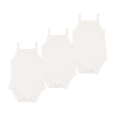 Lilette Baby Girls Undershirts 3 Pack - White
