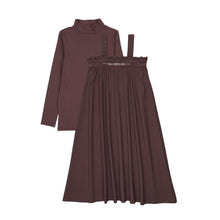 Load image into Gallery viewer, Lil Legs Embroidered Jumper And Mockneck Set - Vintage Purple