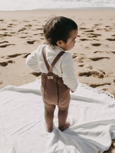 Load image into Gallery viewer, Silly Silas Footed Cotton Tights - Granola - Final Sale