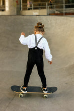 Load image into Gallery viewer, Silly Silas Footless Cotton Tights - Classic Black Checked - Final Sale