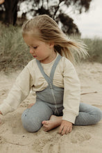 Load image into Gallery viewer, Silly Silas Footless Cotton Tights - Marshmallow Sky - Final Sale