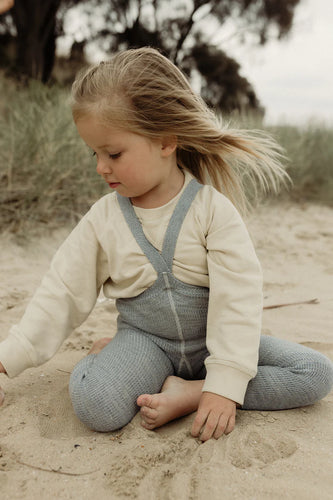 Silly Silas Footless Cotton Tights - Marshmallow Sky - Final Sale