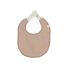 Load image into Gallery viewer, Lilette Gingham Bib - Plum