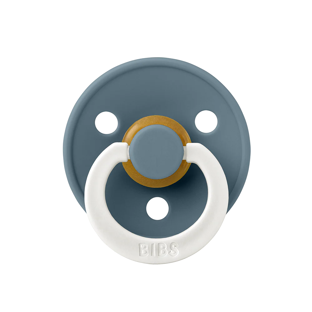 Bibs Pacifier Latex Petrol Glow Size 1 - 0-6 Months