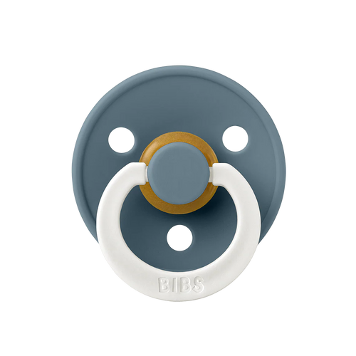 Bibs Pacifier Latex Petrol Glow Size 1 - 0-6 Months