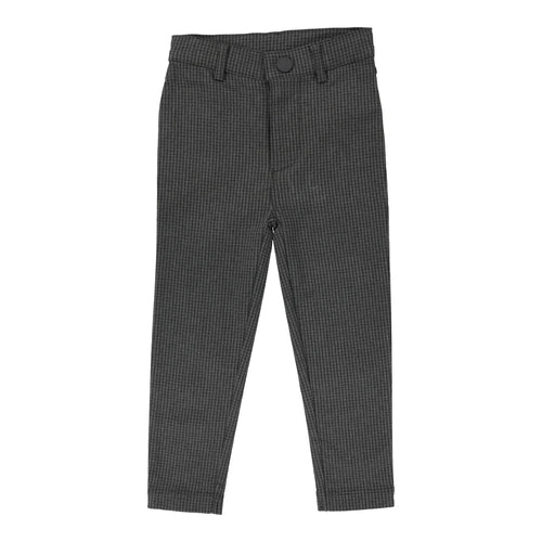Lil Legs Printed Pants - Grey Houndstooth