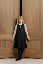 Load image into Gallery viewer, Velvette Label Black Bow Jumper